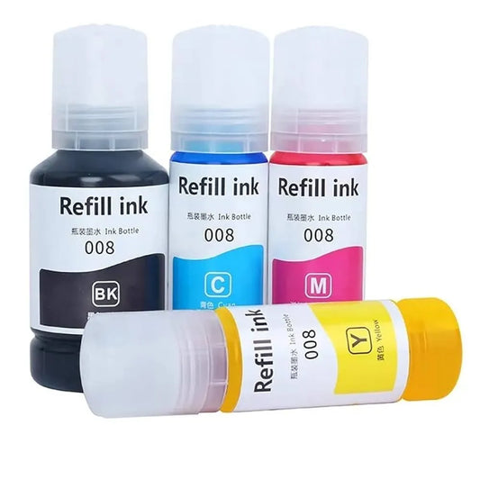 008 Ink for Epson L6460, L6490, L15150, L15160, L15180, L6570, M15180 (C,M,Y,Bk)