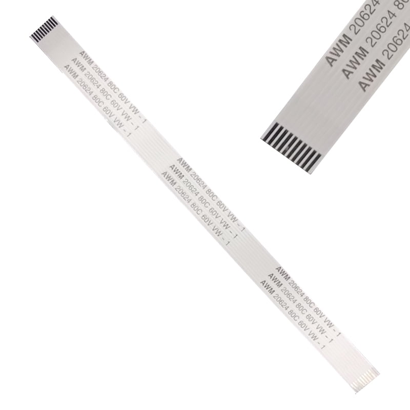 10 Pin 1mm Pitch 190mm Same Side Connection Control Panel Cable For HP Deskjet GT5810 5820 Printer