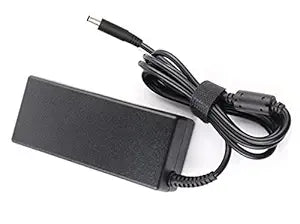 90W Laptop Adapter Compatible for Dell (19.5V, 4.62A) 4.5mm x 3.0mm (Power Cord Included)