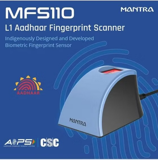 Mantra MFS 1100 L1 Biometric Fingerprint Scanner