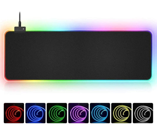 Mouse Pad For Large Extended Desk Pad Mat with 14 Lighting Modes (RGB09)
