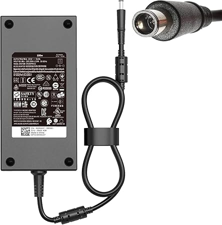 Laptop adapter for dell 180W Slim Laptop Charger (19.5V, 9.23A) 7.4*5.0mm Pin.