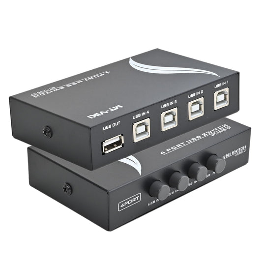 4x1 USB 2.0 Switch Box Hub For Printer Scanner Keyboard and Other USB Supported Devices