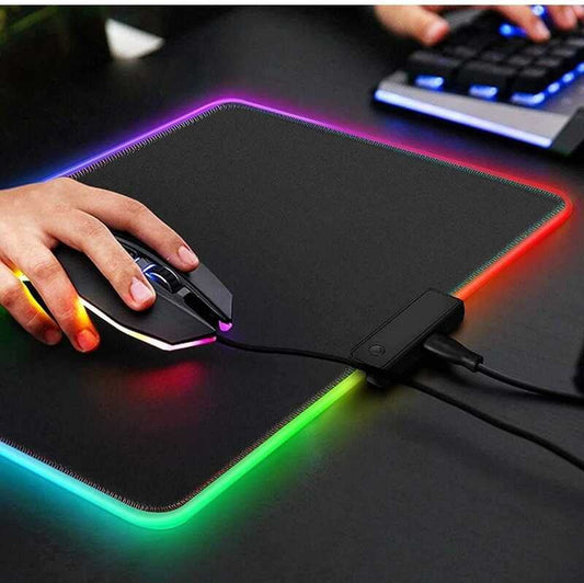 Mouse Pad For Large Extended Desk Pad Mat with 14 Lighting Modes (RGB08)