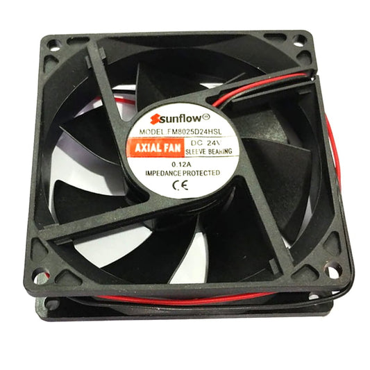 Sunflow 24V 0.12A Cooling Fan 80x80 3" FM8025D24HSL