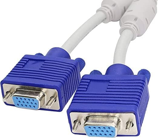 300V VGA Dual Monitor Splitter Y Cable for Computer Monitor 094