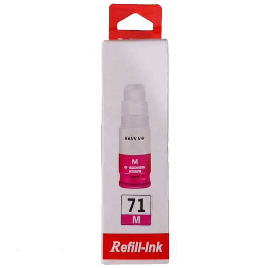 Refill Ink GT71 For Canon G1020 G2020 G2021 G3020 G3021 Printer (Magenta)