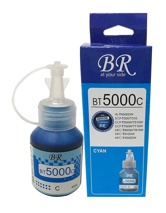 Refill Ink For Brother MFC-T800 DCP-T300 T500W T700W T4500 Printer (Cyan)