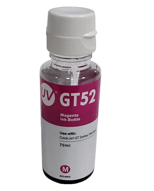 Refill Ink GT51 and GT52 For DeskJet GT5810 GT5820 Printer (Magenta)