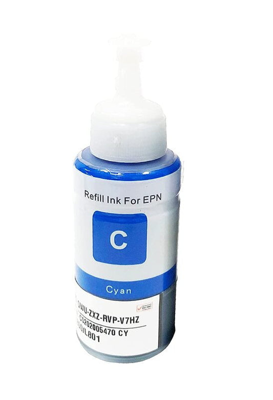 Refill Ink For Epson L800 L801 L805 L810 L850 L1800 Printer (Cyan)