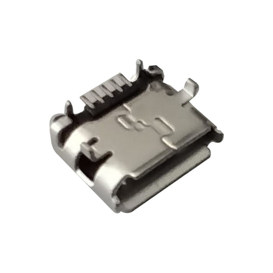 USB 2.0 Micro Type-B Female Connector (SMD, 5 Pin, Tin Scrolls Without SUS)