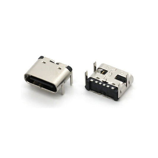 USB 3.1 Type-C Female Connector (SMD, 6 Pin, U262-4BVC11)