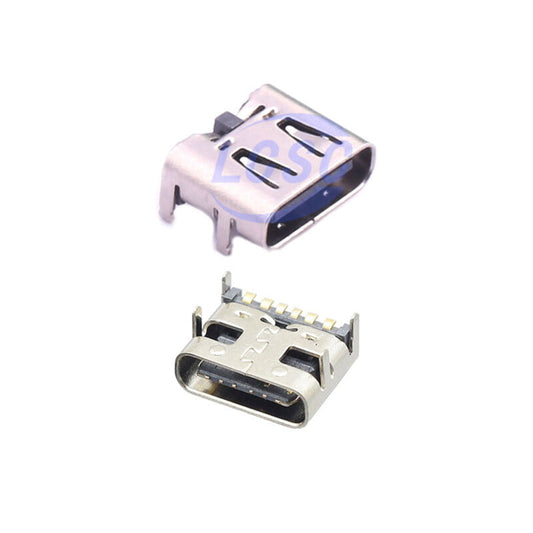 USB 3.1 Type-C Female Connector (SMD, 6 Pin, U262-061N-4BVC10)