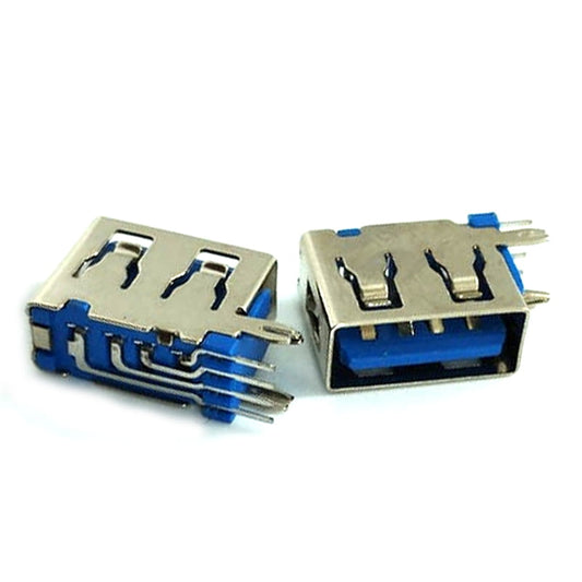 USB 2.0 Type-A Female Vertical Short-Side Connector
