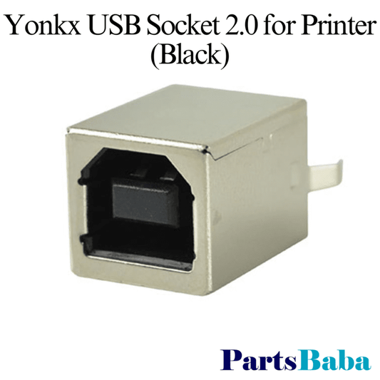 USB 2.0 Female Printer Socket to 4-Pin 90 Degree Connector for Computer