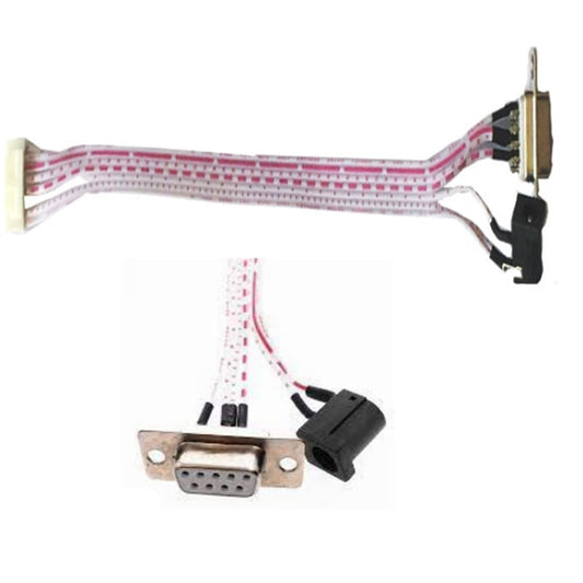 DB9 8-Pin 2.0mm Pitch Cable with Power Connector (20cm) for DWIN Smart LCD Display TFT LCM