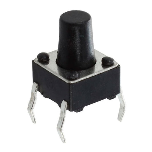 4 Pin Round Button SPST Straight Tactile Switch-TS668CJ