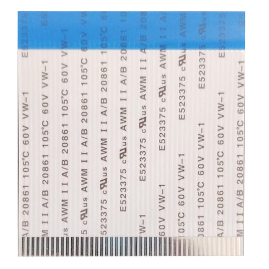 45 Pin 1mm Pitch 50mm Reverse Side Connection FFC Ribbon Flexible Flat Cable