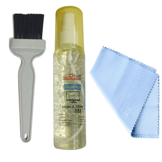 3-in-1 Gadget Cleaning Kit with Crystal Cleaner & Advanced Solution