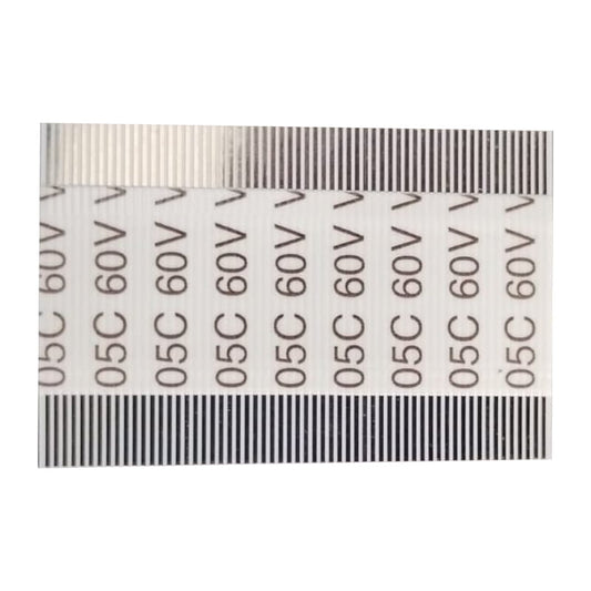 60 Pin 0.5mm Pitch 20mm Same Side Connection FFC Ribbon Flexible Flat Cable