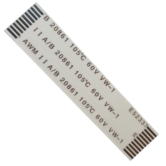 10 Pin 1mm Pitch 50mm Same Side Connection FFC Ribbon Flexible Flat Cable