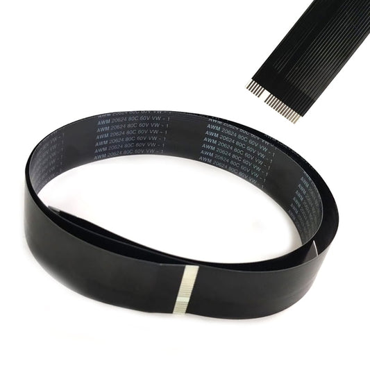 20 Pin 1mm Pitch 695mm CCD Scanner Cable For HP Laserjet M1213 M1136 Canon 3010 Printer