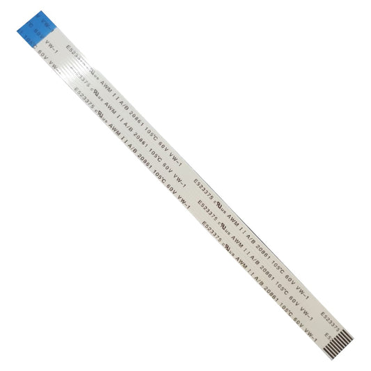 10 Pin 1mm Pitch 152mm Reverse Side Connection FFC Ribbon Flexible Flat Cable