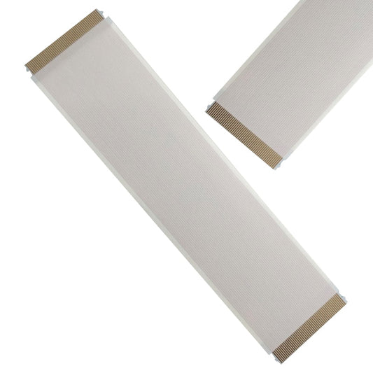 50 Pin 0.5mm Pitch 108mm Same Side Connection FFC Ribbon Flexible Flat Cable (Gold)