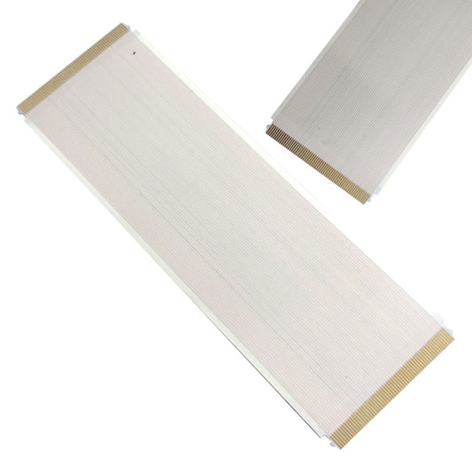 60 Pin 0.5mm Pitch 100mm Same Side Connection FFC Ribbon Flexible Flat Cable (Gold)