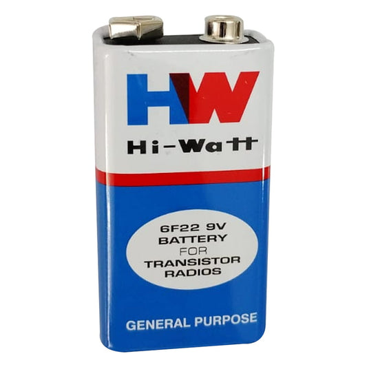 HI-Watt Long Life 6F22M 9V Battery