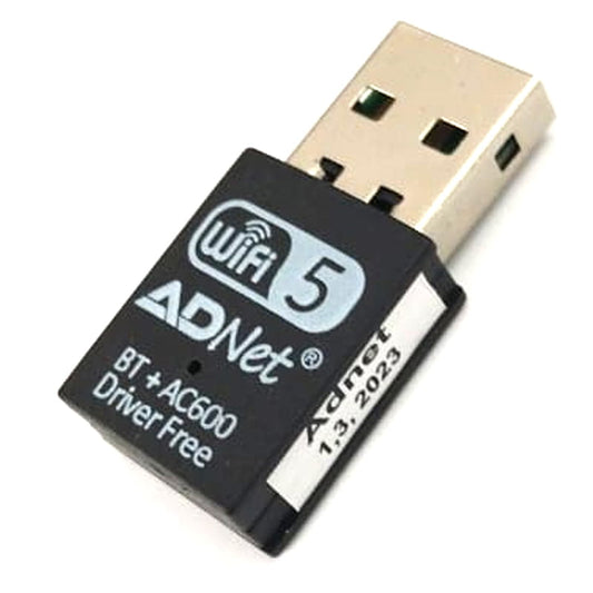 USB WiFi + Bluetooth 5.0 Adapter for Windows/Mac