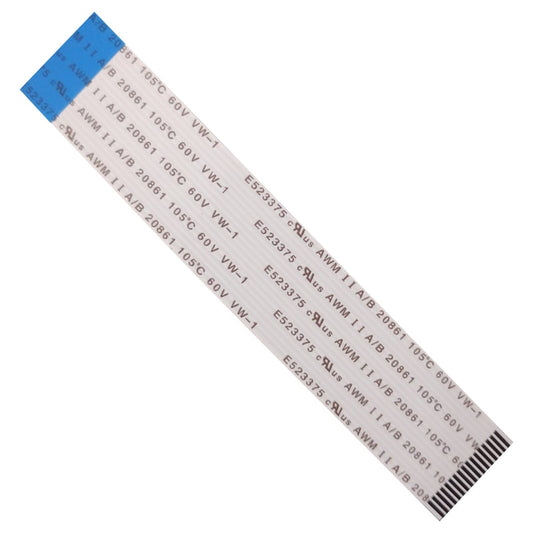 17 Pin 1mm Pitch 100mm Reverse Side Connection FFC Ribbon Flexible Flat Cable