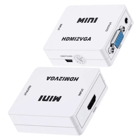 Mini HDMI to VGA Audio HD HDTV Video for PC Laptop Converter
