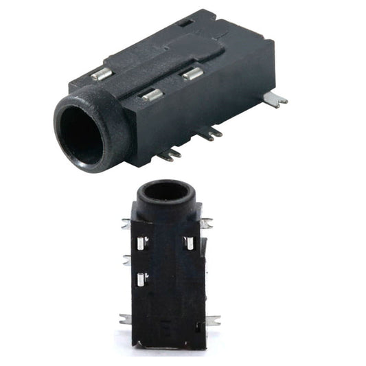 3.5mm Female Audio Jack Connector 5-Pin Headphone Jack Socket (SMT, PJ-3585)