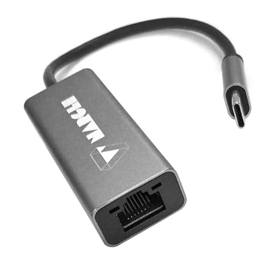 USB Type-C to RJ45 Gigabit Ethernet Adapter with 100Mpps Data Transfer