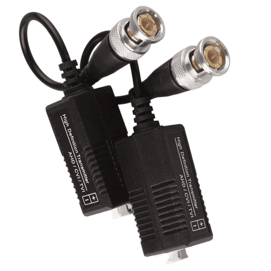 CCTV Passive Video Balun Transmitter & Transceiver with Cable for 1080P TVI/CVI/AHD/960H DVR