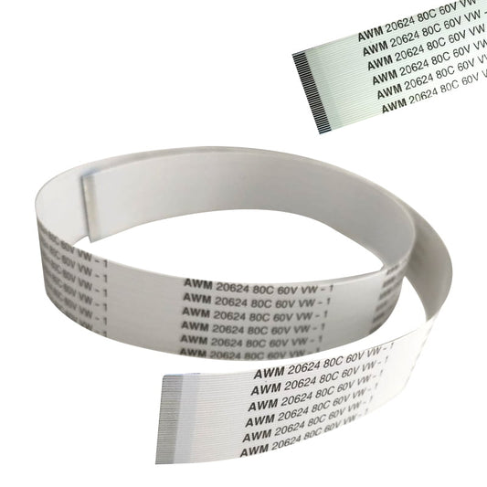 38 Pin 0.5mm Pitch 512mm Same Side Connection FFC Ribbon Flexible Flat Cable