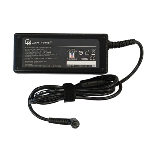 Laptop Adapter compatible for ACER (65W 3.42A 19V) - 3.0mm x 1.1mm Pin | Suitable for Acer Aspire A515 / A315 / V3 / Cloudbook Series, Acer Chromebook 11 / 13 / 14 / 15 / R Series & Acer TravelMate P2 / P4 / P6 Series