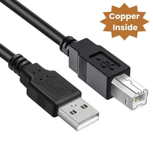 USB Printer Copper Cable 2.0V with High-Speed (Premium Quality) 1.5 Meter