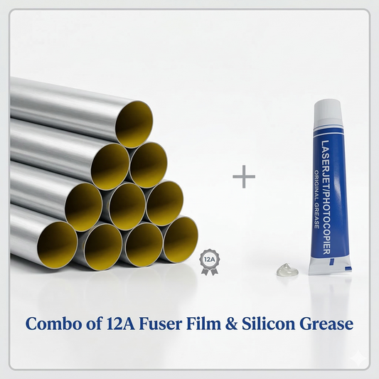 12A Fuser Film - Korean Normal (Pack of 10) for HP LaserJet M1005/1020, Canon LBP2900 + Silicone Grease