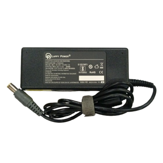 Laptop Adapter compatible for LENOVO (90W 4.5A 20V) Big Pin - 7.9mm x 5.5mm Pin | Suitable for Lenovo Thinkpad T430 T500 T510 T520 T530 T60 T61 T400 T410 T420 X60 Z60 X200 X201 X220 X230 X61 L420 L430 Edge E430 E530 14 15 E420