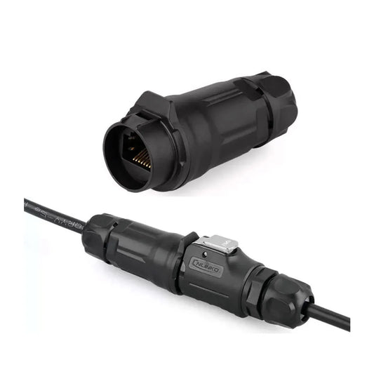 LP16 Series RJ45 Female Inline Plug IP67 Waterproof Ethernet Connector