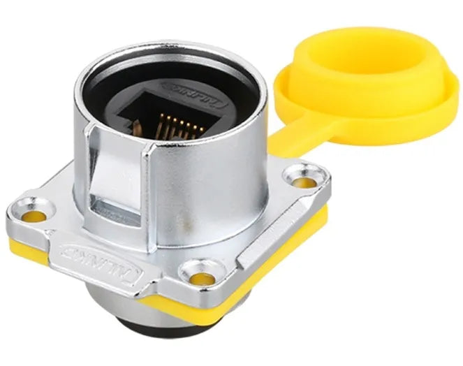 LP24-RJ45 Series RJ45 Male Plug IP67 Waterproof Ethernet Connector
