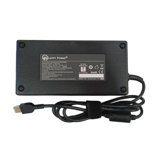 Laptop Adapter compatible for LENOVO (170W 8.5A 20V) Slim Tip Yellow USB Pin | Suitable for Legion Y530, ThinkPad W540, P50 Series