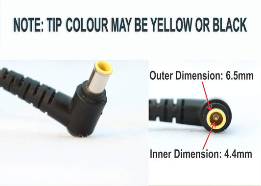 Laptop Adapter compatible for SONY (75W 3.9A 19.5V) - 6.5mm x 4.4mm Pin | Suitable for Sony Vaio E14 SVE14135CGB, SVE14135CGP, SVE14135CGPS, SVE14135CGW