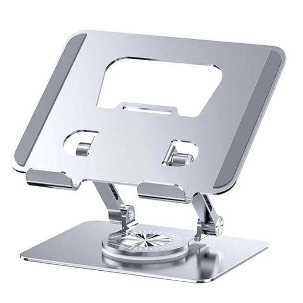 Laptop Tablet Stand, Swivel Tablet Stand with 360 Rotating Base, Adjustable Tablet Holder for Drawing