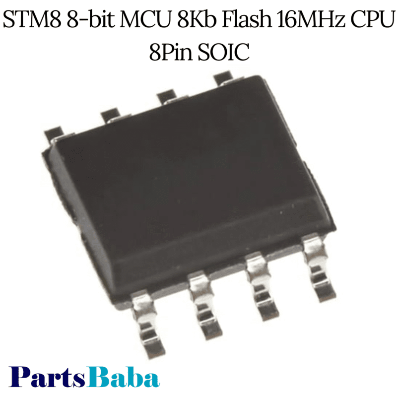 MicroController 8-bit MCU 8Kb Flash 16MHz CPU 8Pin SOIC STM8S001J3 STM8