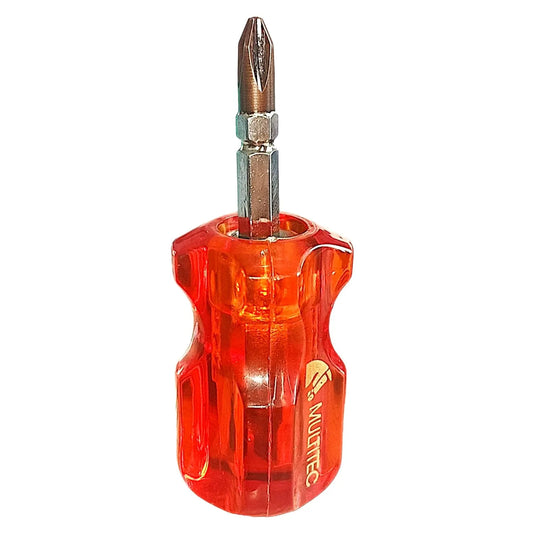 Multitec STB-110 2 in 1 Multi bit Stubby Reversible Screw Driver Set