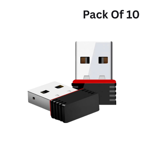 Wireless USB 2.0 300mbps for PC,Laptop,Desktop Wireless Network Dongle (Pack of 10)