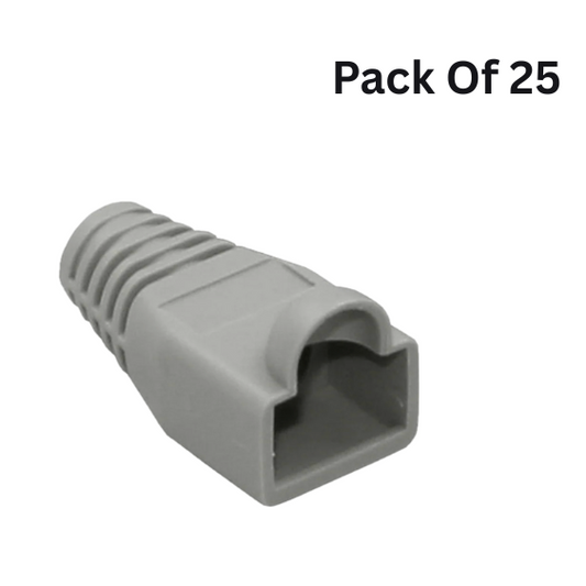 RJ45 Connector Strain Relief Boots Cable Cap (Pack of 25 pcs)